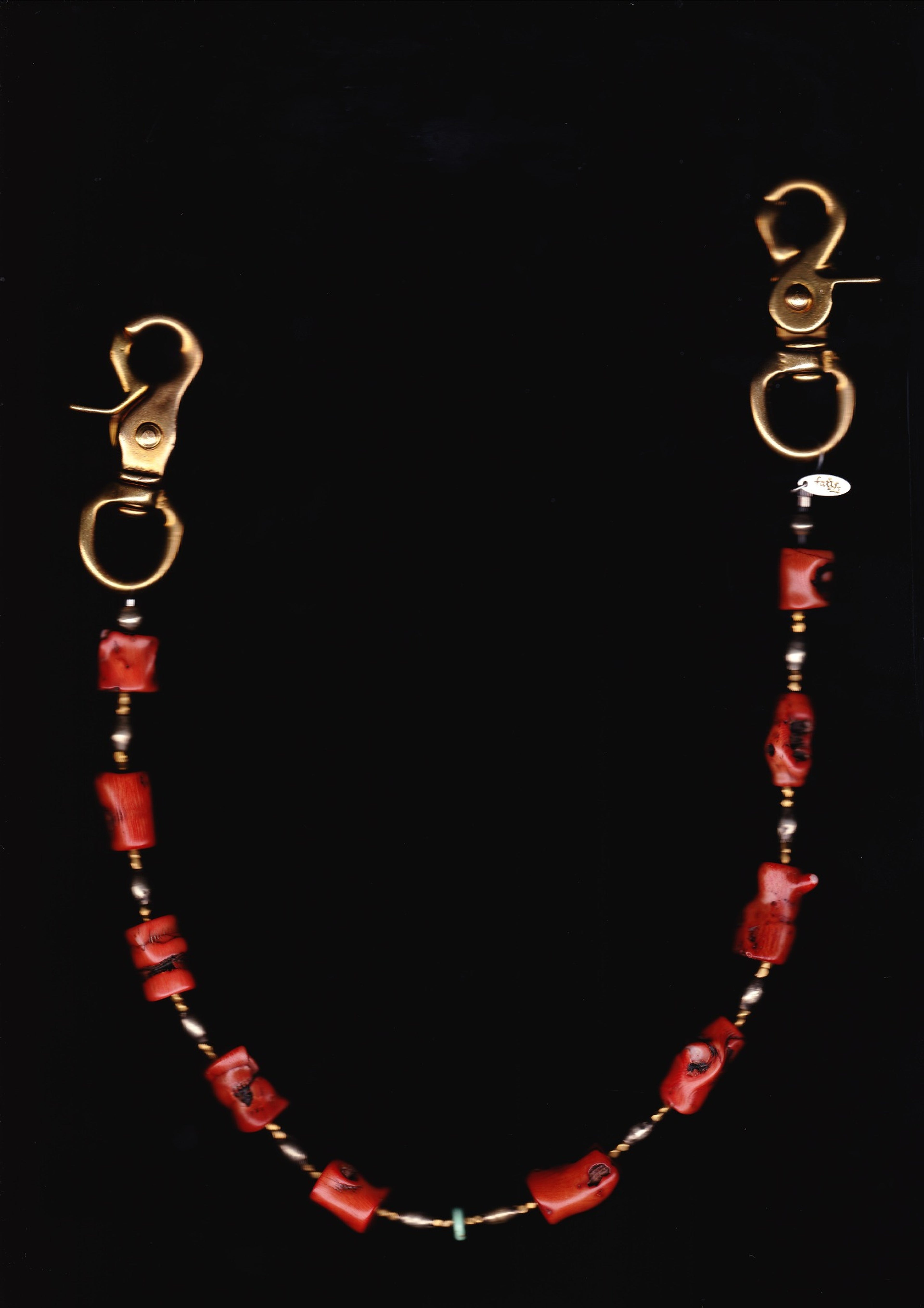 Small Coral Pocket Chain