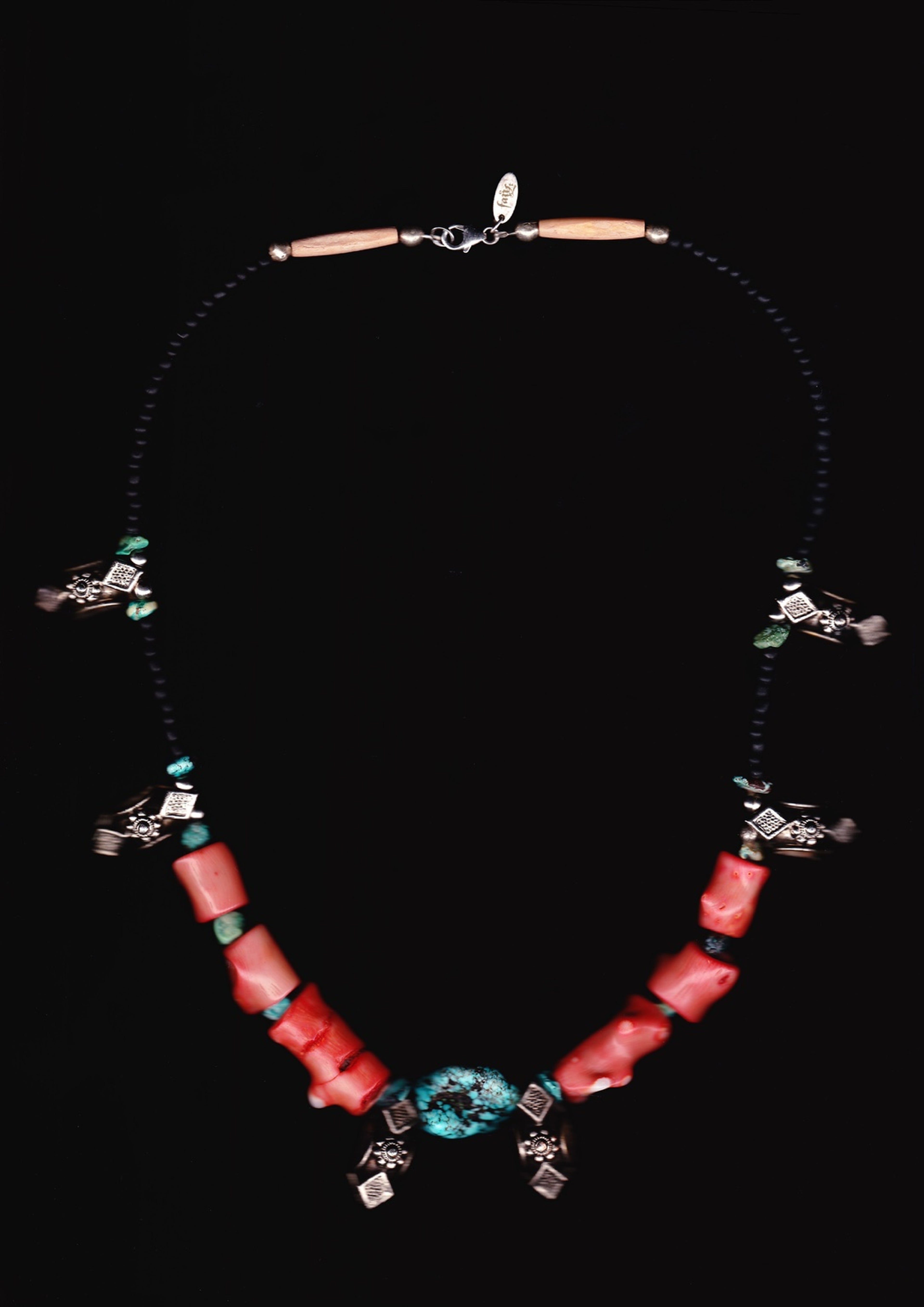 Orange Coral & Turquoise