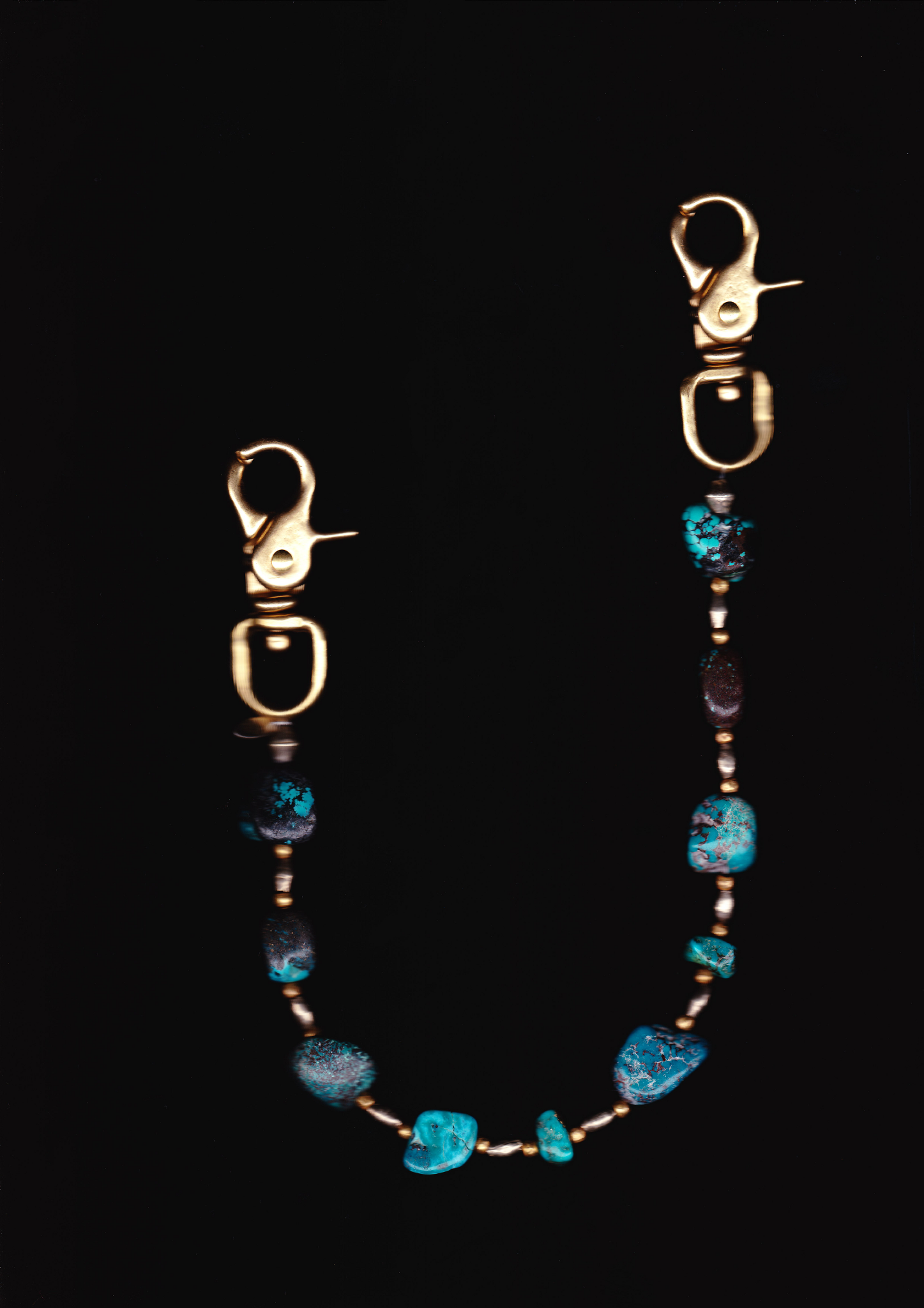 Small Turquoise Pocket Chain